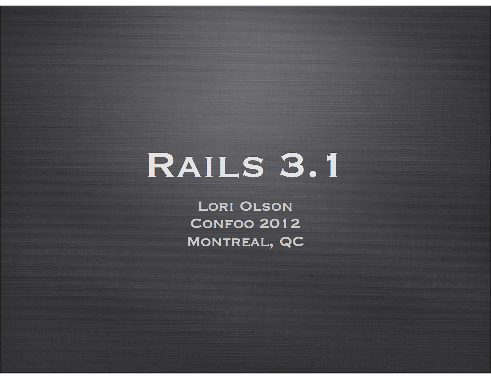 Rails 3.1